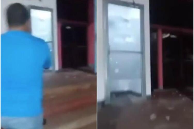 GNUSNO UBISTVO U PRENOSU UŽIVO – Novinar prikazivao polupani bankomat, pa ga pokosio metak